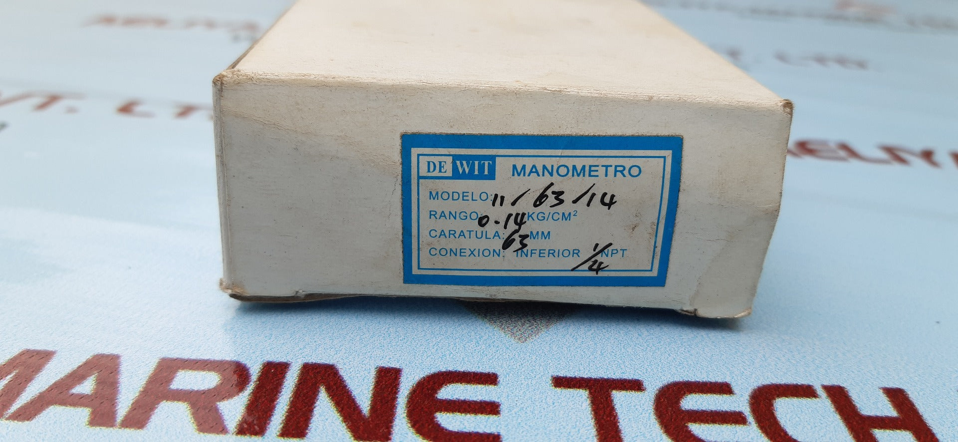 Dewit 11/63/14 manometro pressure gauge