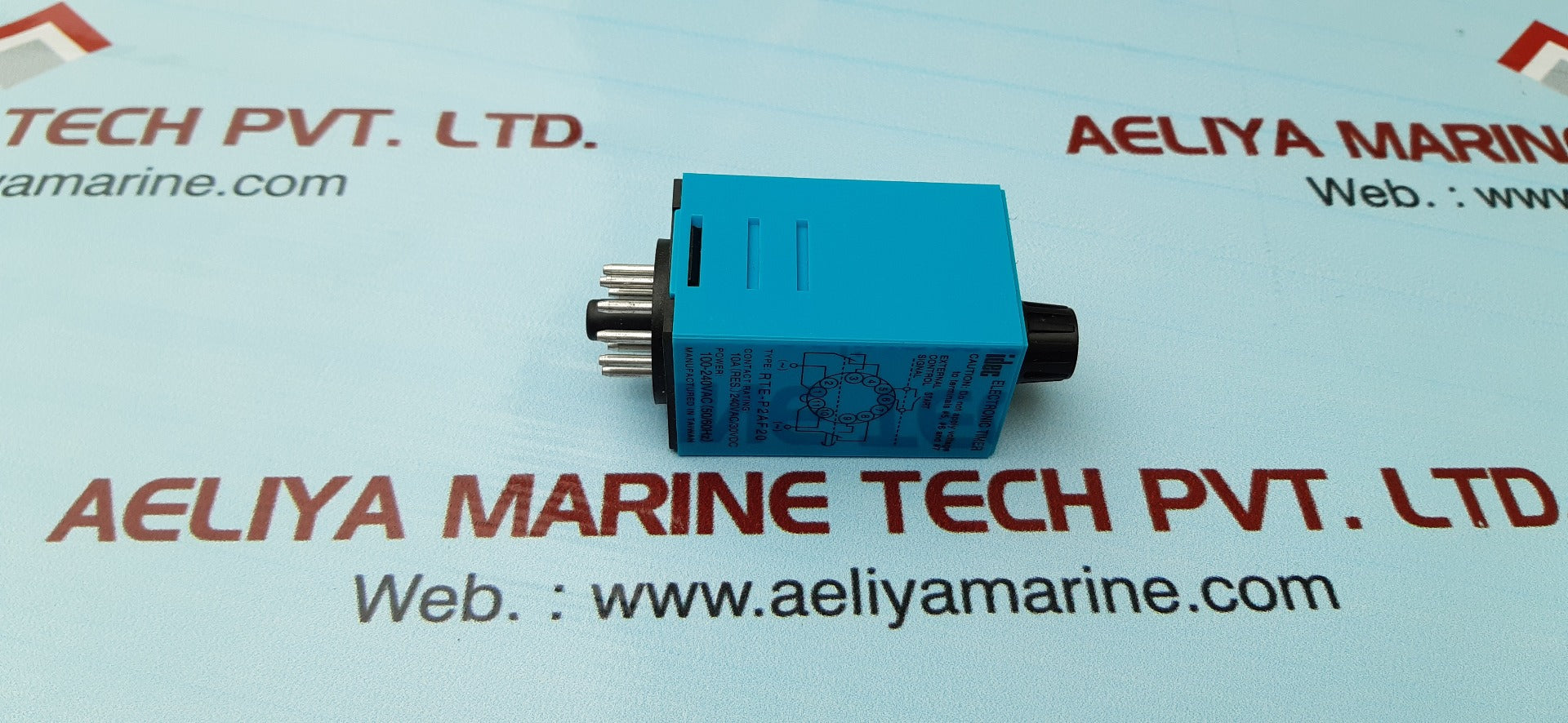 Idec 100 /240vac electronic timer rte-p2af20
