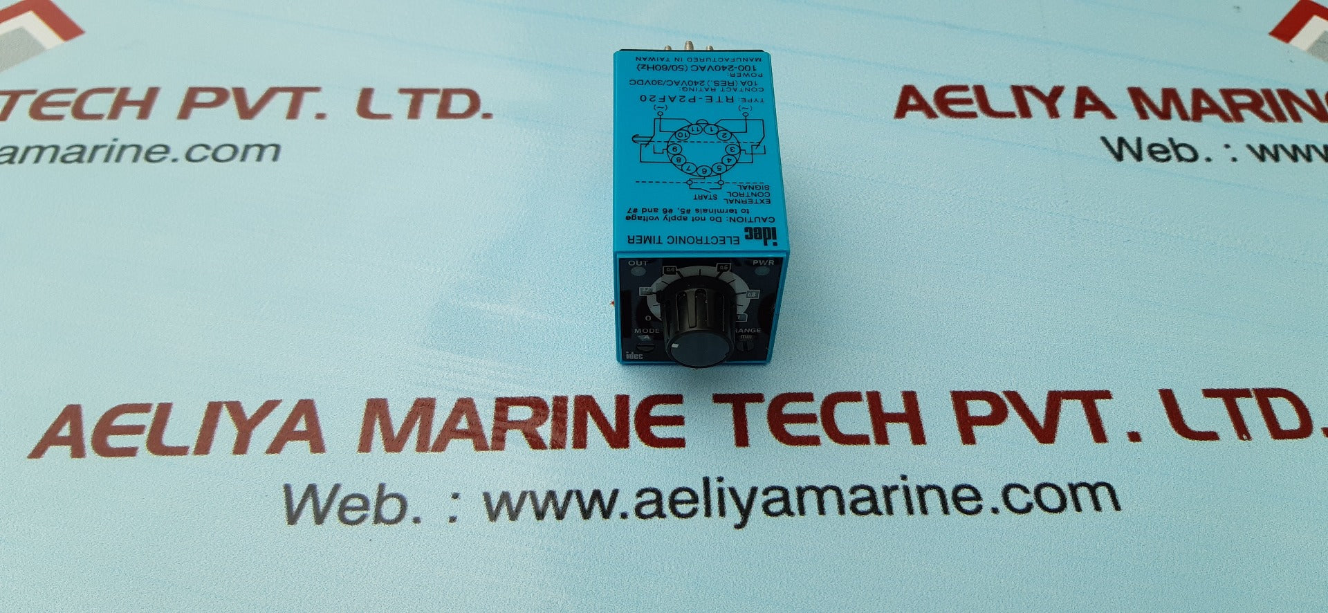 Idec 100 /240vac electronic timer rte-p2af20