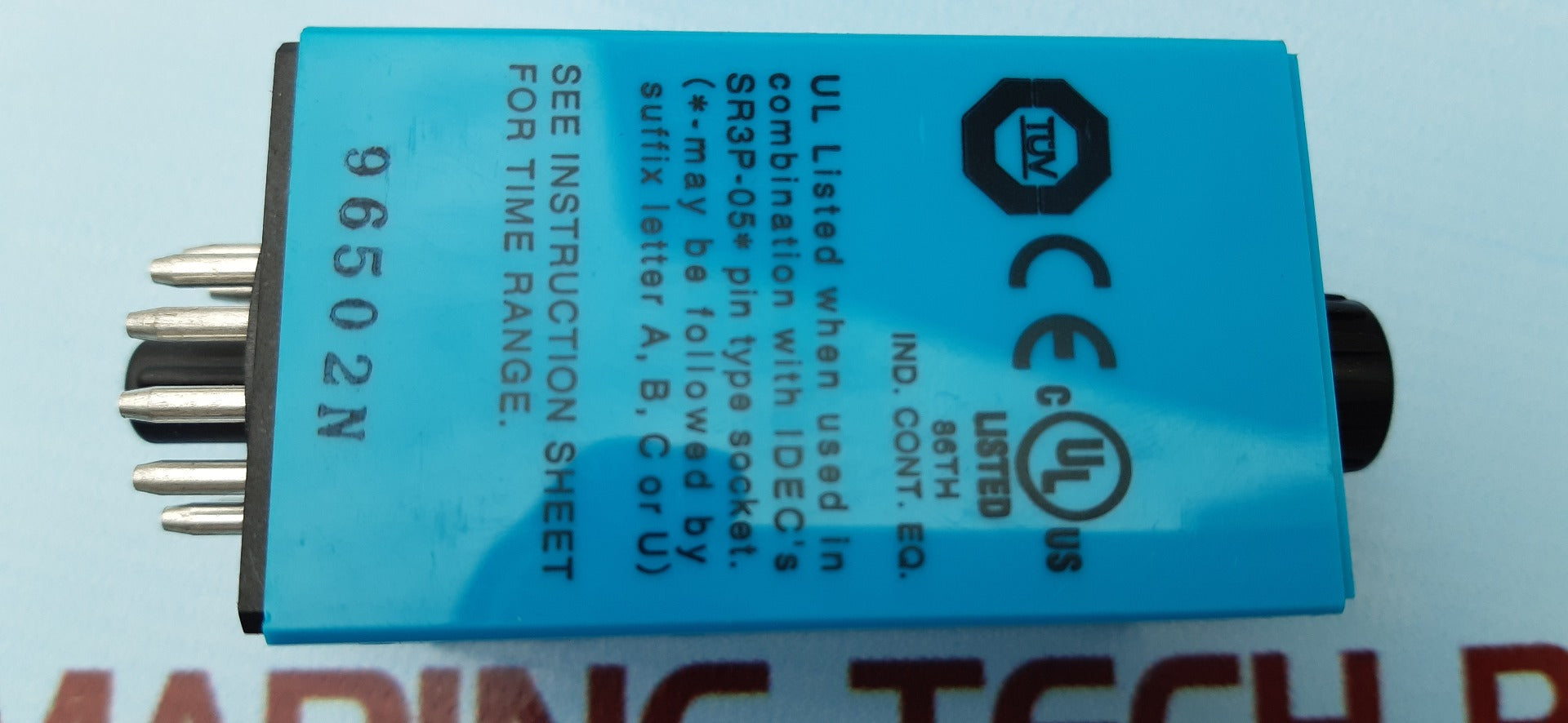 Idec 100 /240vac electronic timer rte-p2af20
