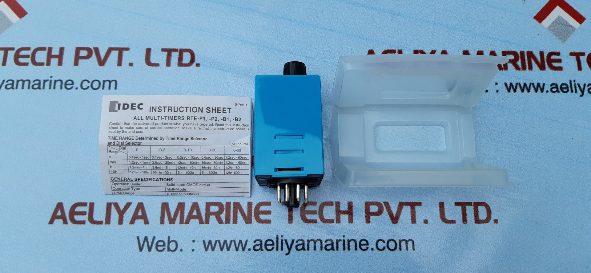 Idec rte-p1af20 electromechanical multifunction timer