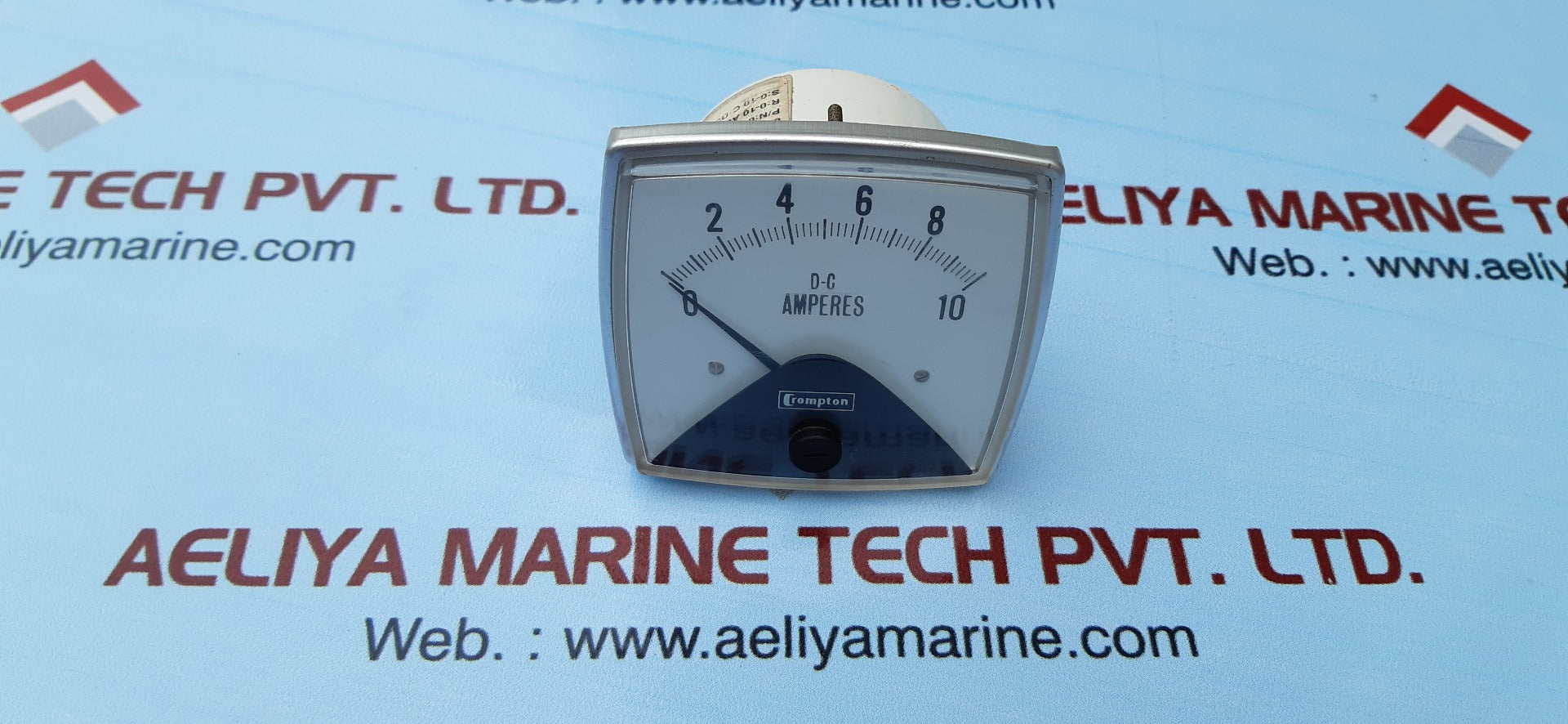 Crompton 016-01aa-mtmt panel meter 0-10 ac amperes