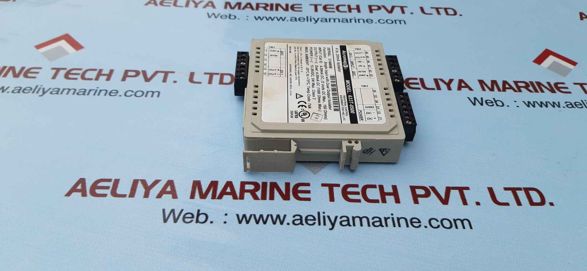 Acromag 633t-0500 splitter isolator 4 to 20ma