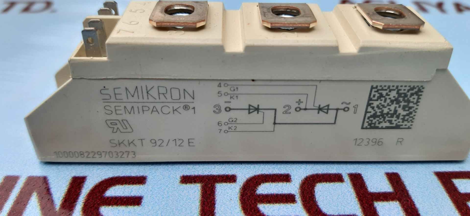 Semikron semipack skkt 92/12e thyristor module