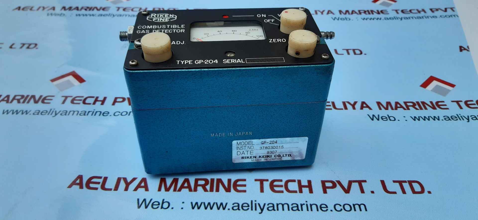 Riken keiki gp-204 combustible gas detector