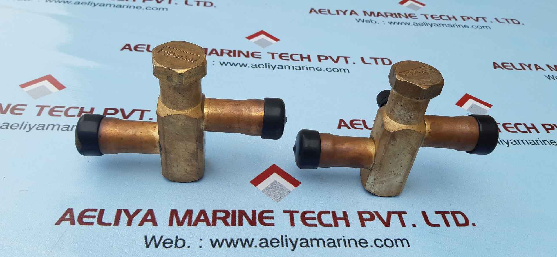 Parker shut off valves, 7/8" odf copper ql 171r-14-14