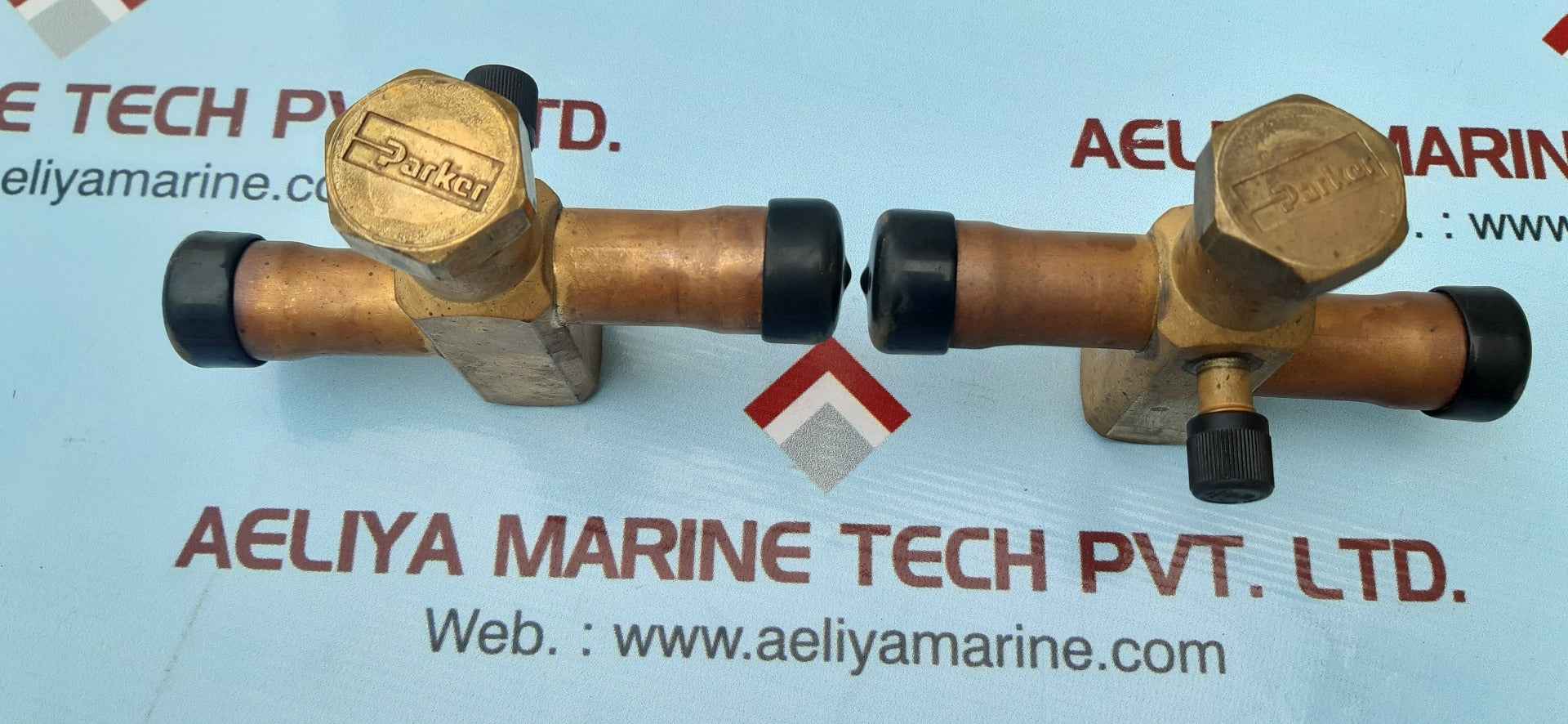 Parker shut off valves, 7/8" odf copper ql 171r-14-14