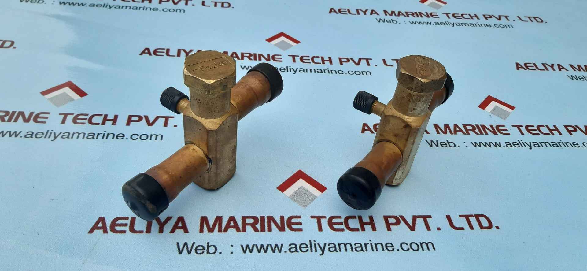 Parker shut off valves, 7/8" odf copper ql 171r-14-14