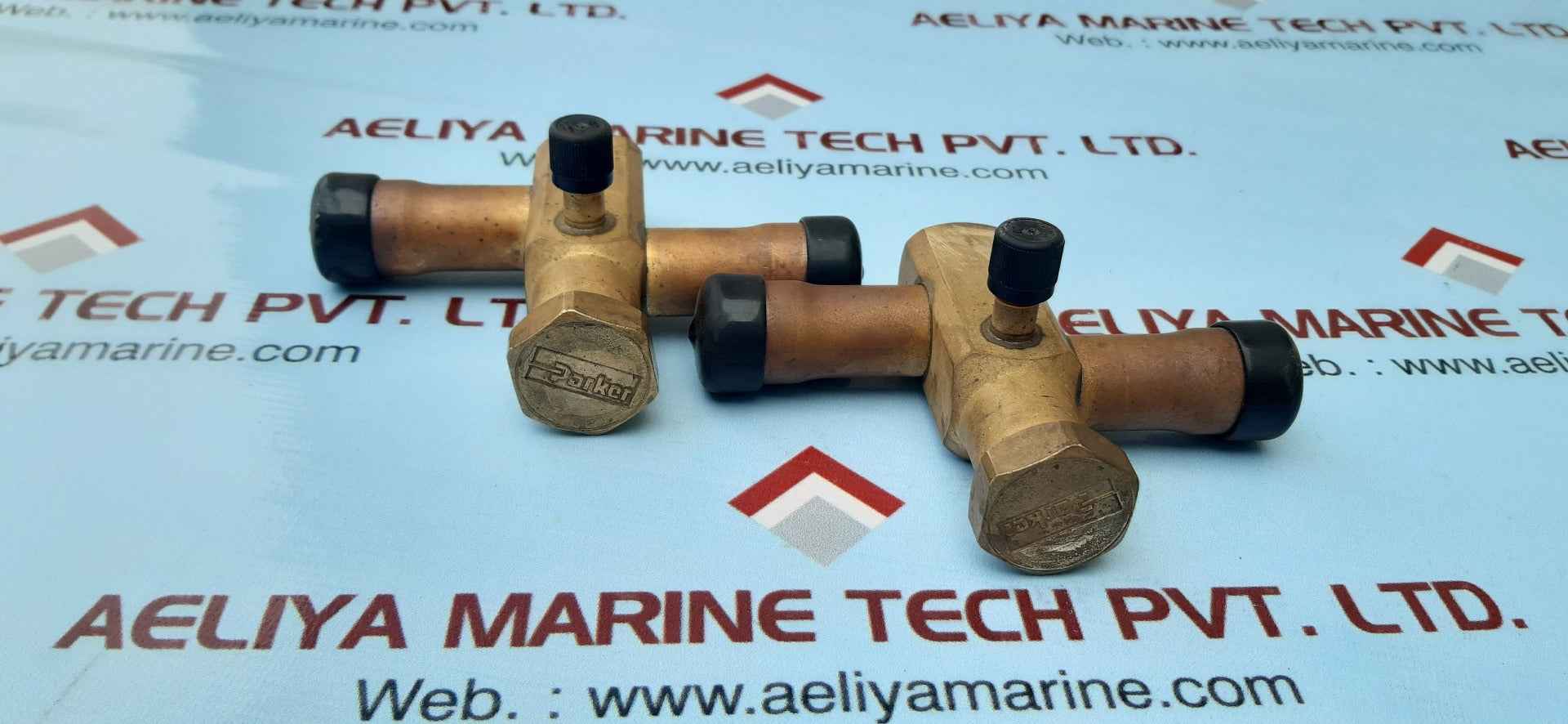 Parker shut off valves, 7/8" odf copper ql 171r-14-14