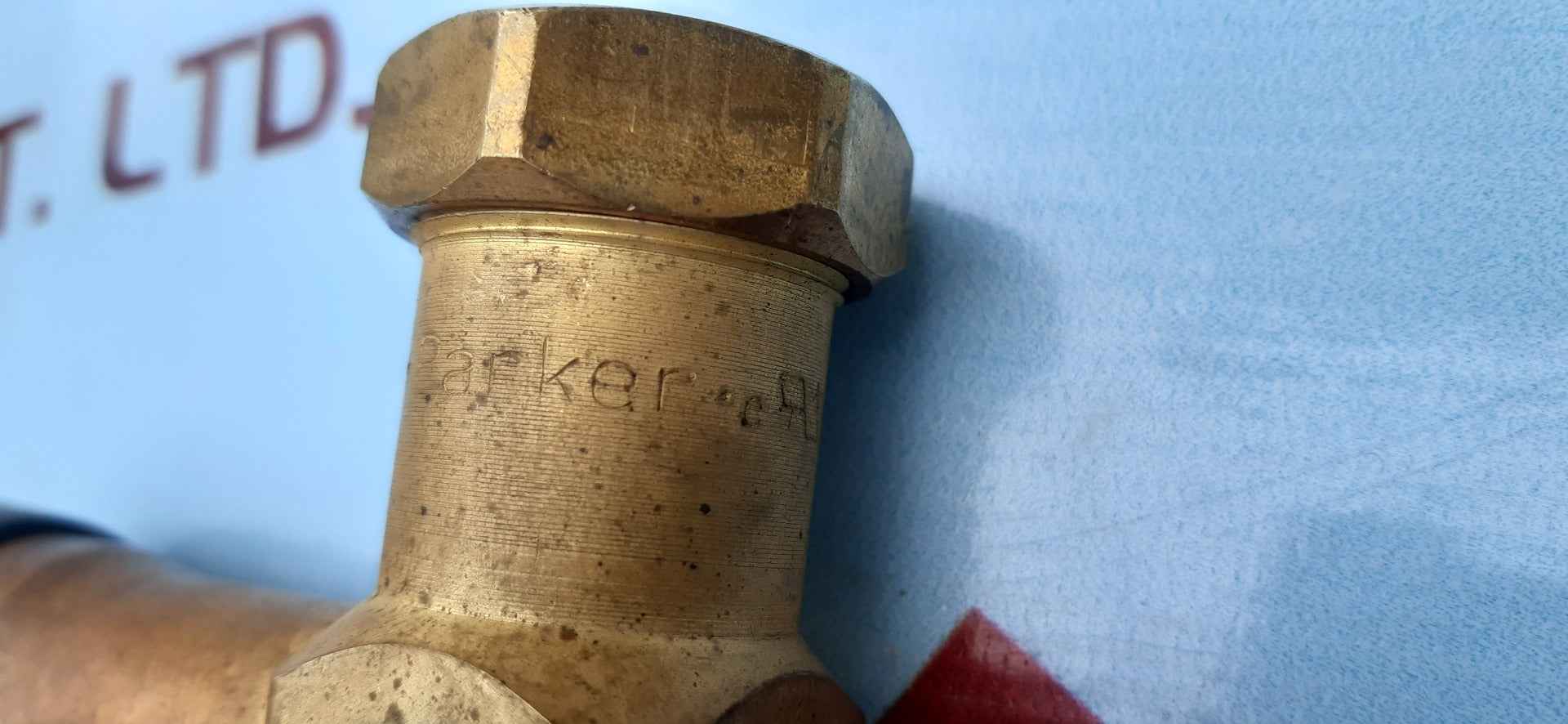 Parker shut off valves, 7/8" odf copper ql 171r-14-14