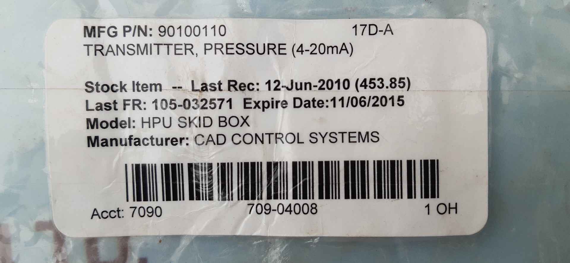 Viatran 5705arsngnynz pressure transmitter