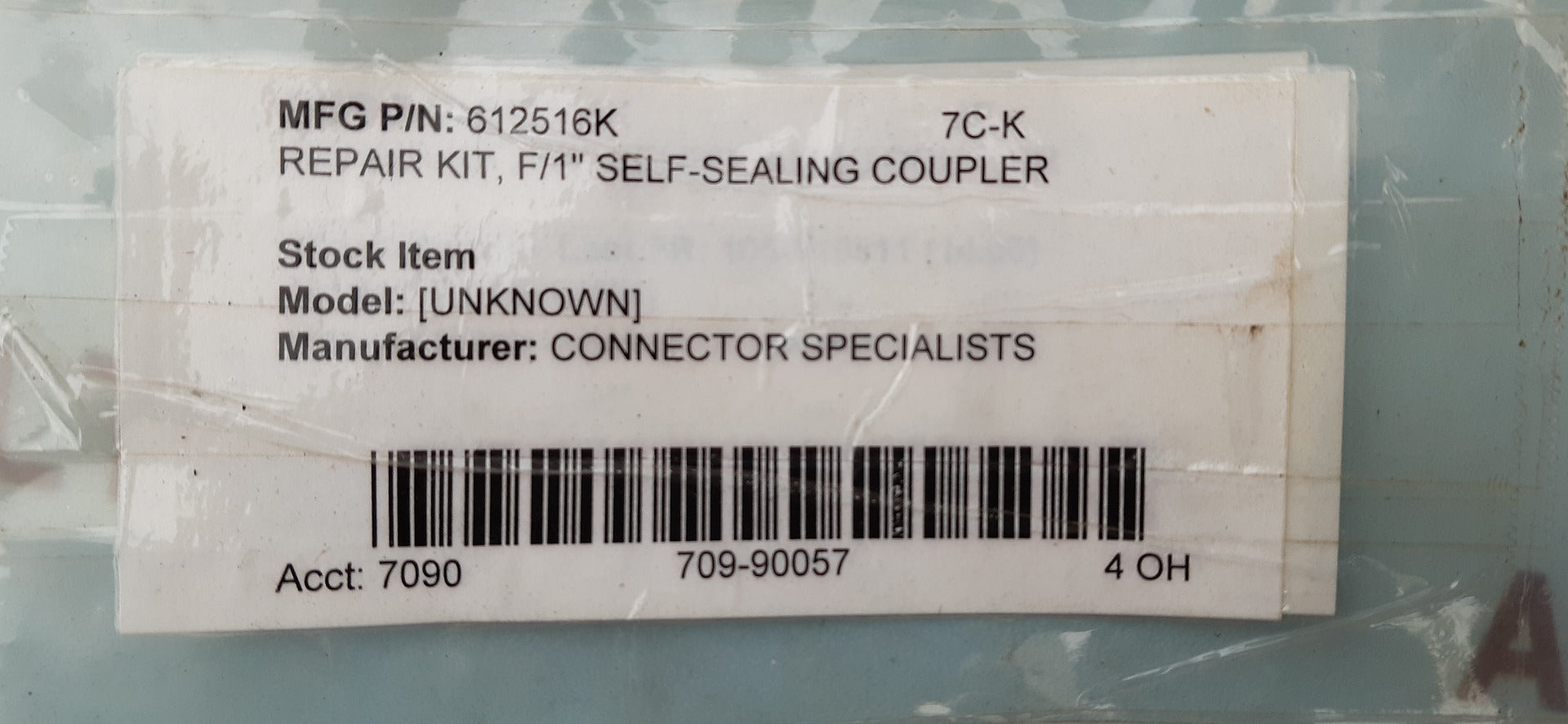Parker 6100 series coupler repair kit