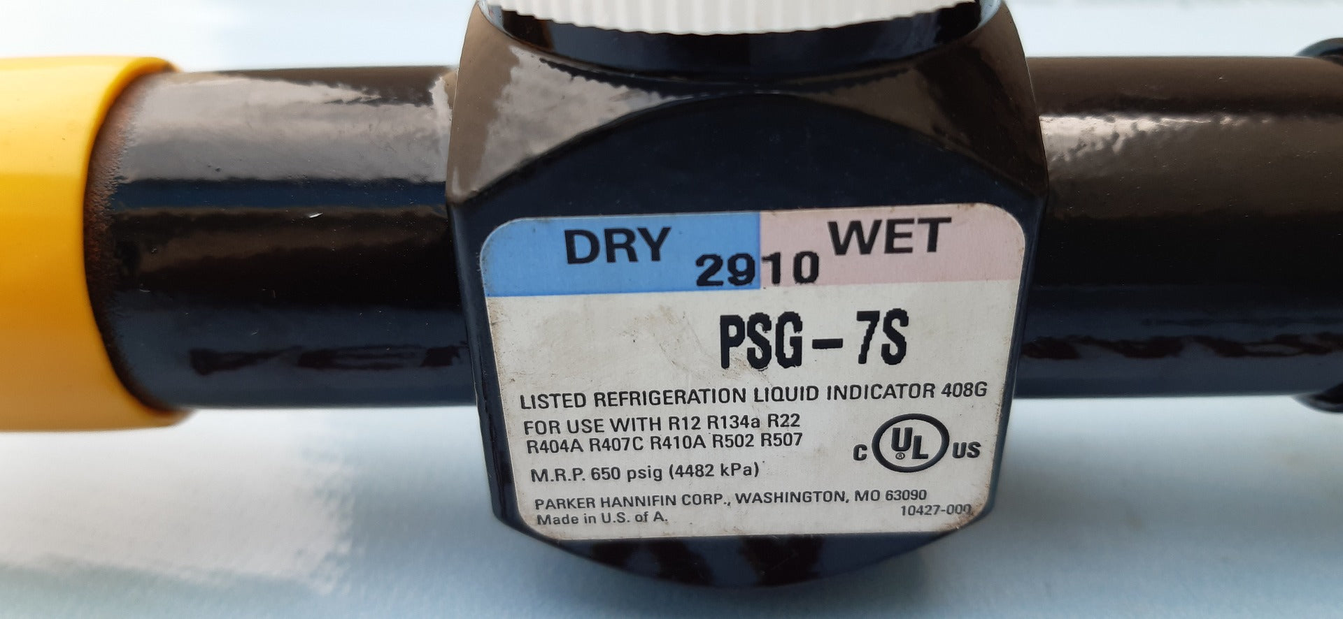 Parker psg-7s refrigeration liquid indicator 650 psig