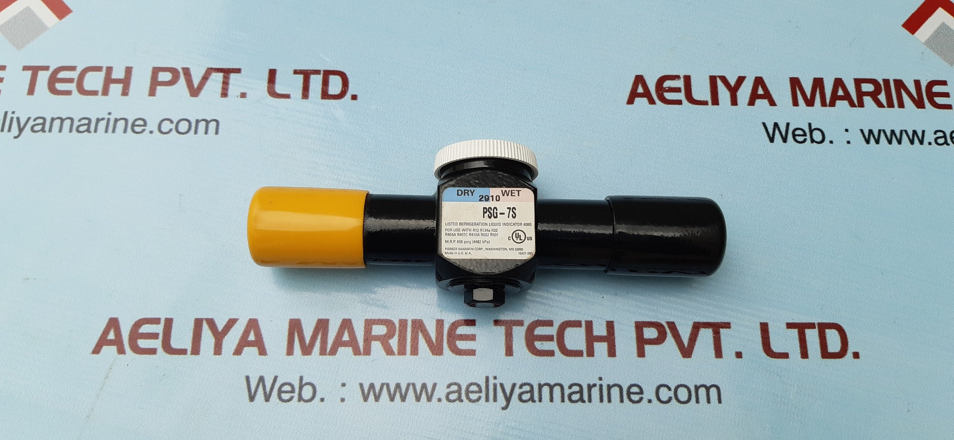 Parker psg-7s refrigeration liquid indicator 650 psig