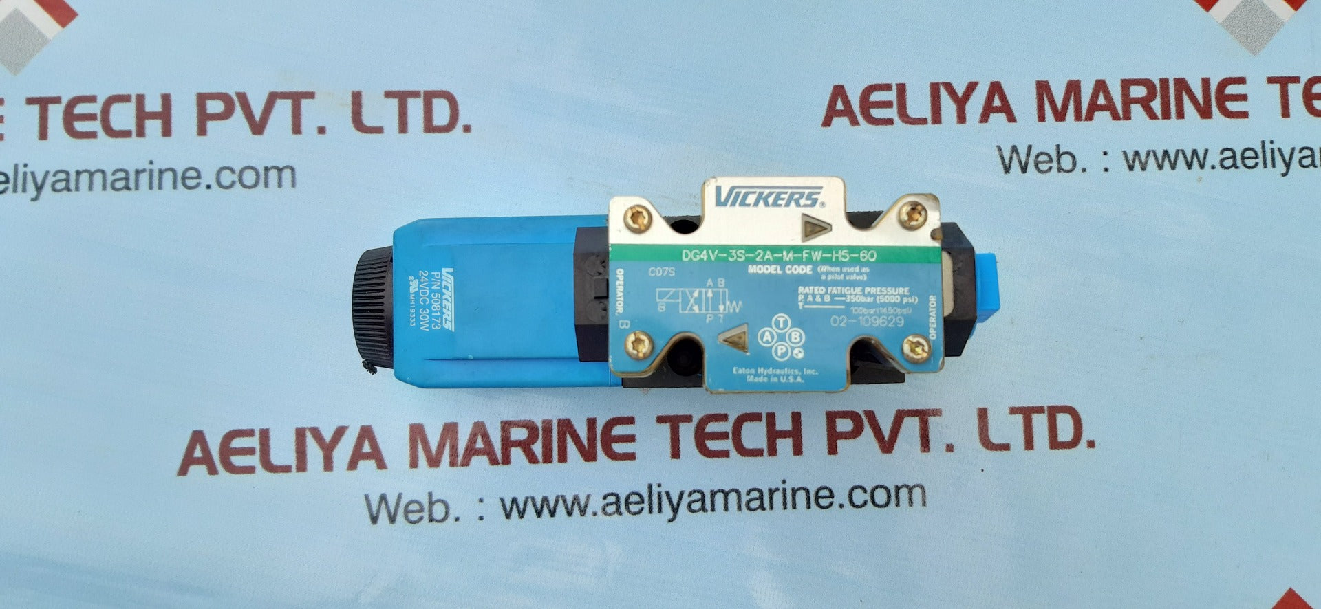 Eaton vickers dg4v-3s-2a-m-fw-h5-60 solenoid valve 24vdc 30w