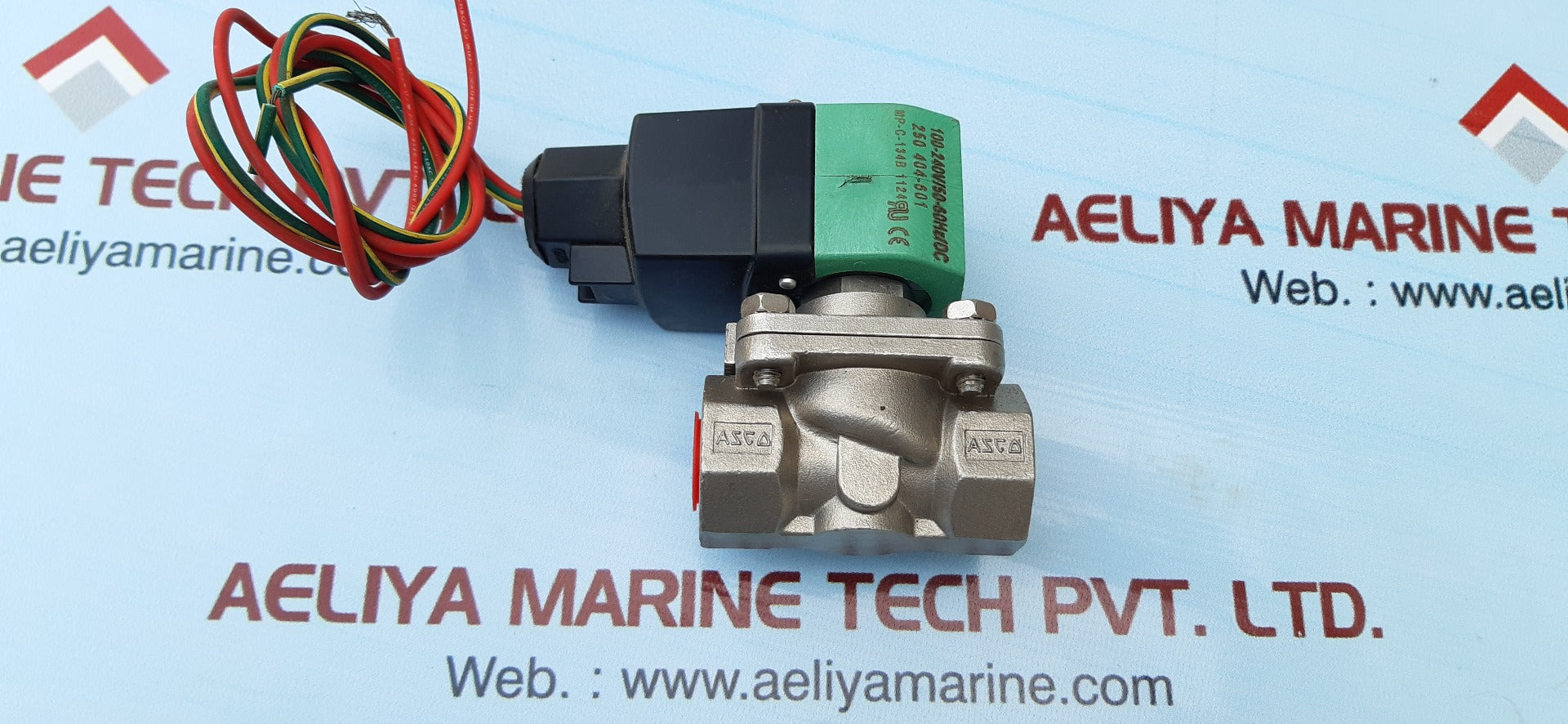 Asco redhat 8210p087 stainless steel 1/2" air/water solenoid valve