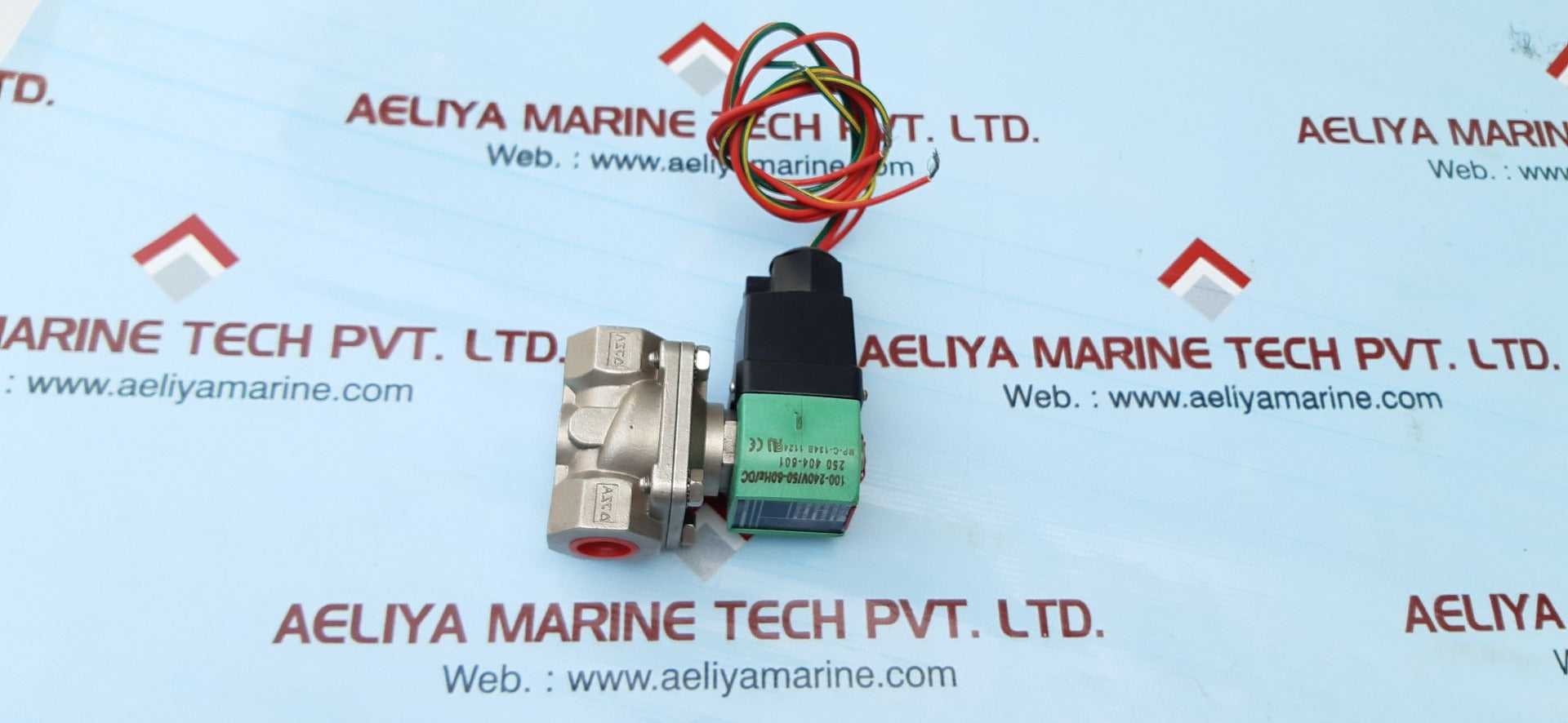 Asco redhat 8210p087 stainless steel 1/2" air/water solenoid valve