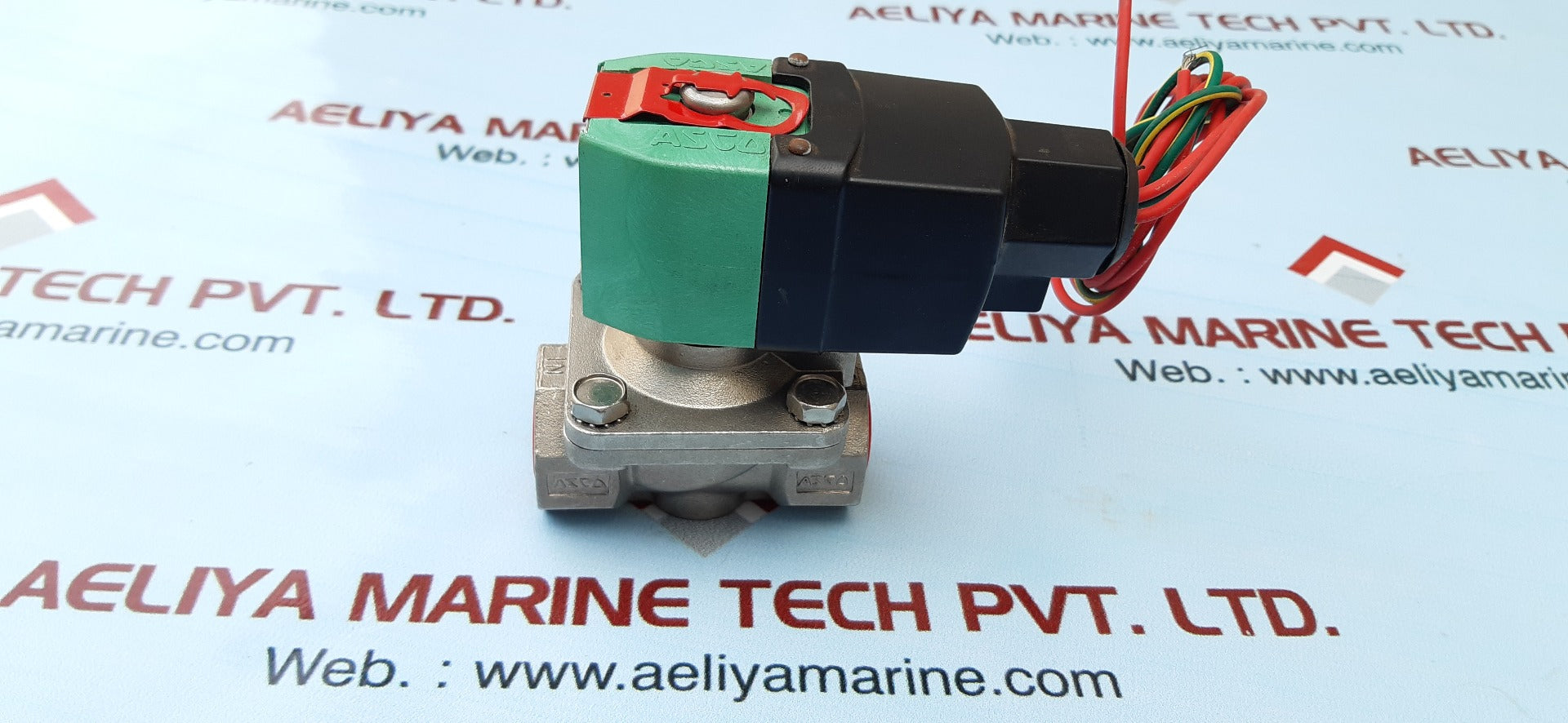 Asco redhat 8210p087 stainless steel 1/2" air/water solenoid valve