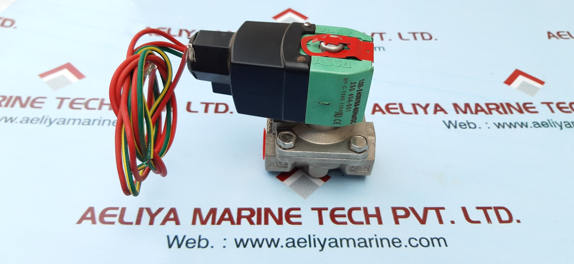 Asco redhat 8210p087 stainless steel 1/2" air/water solenoid valve