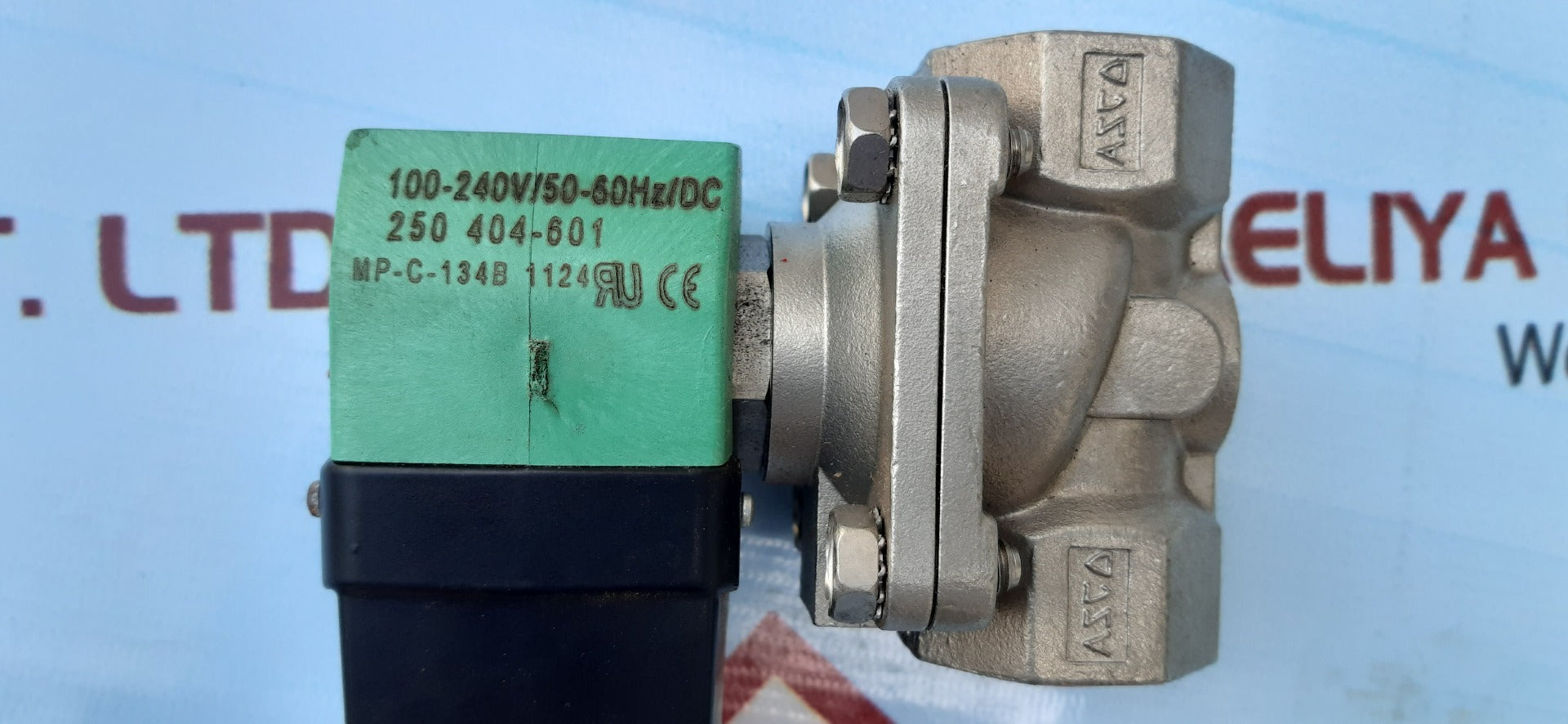 Asco redhat 8210p087 stainless steel 1/2" air/water solenoid valve