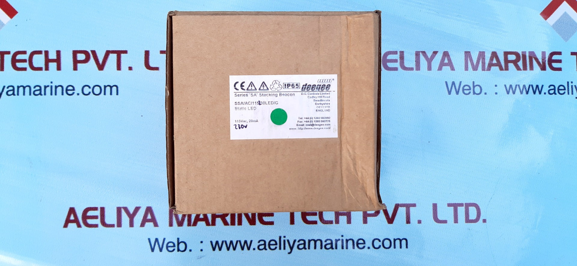 Deegee ssa/ac/115/230/led/g led beacom 115v 20ma