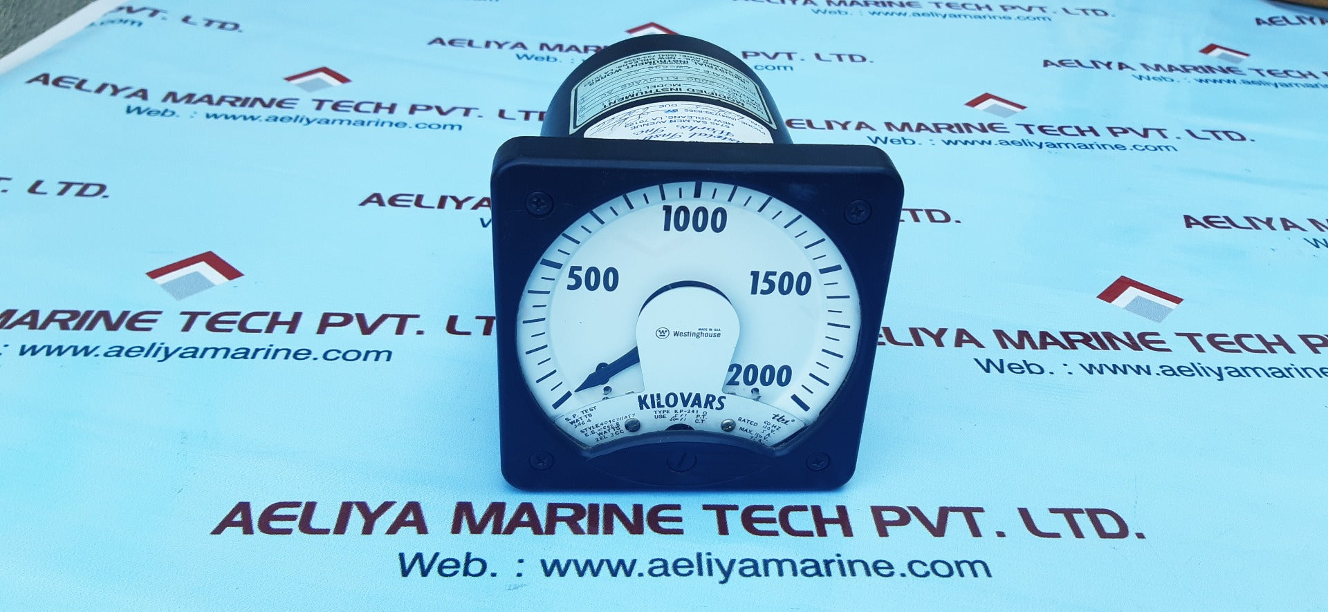 Westinghouse kp-241 megawatts meter 0-2000