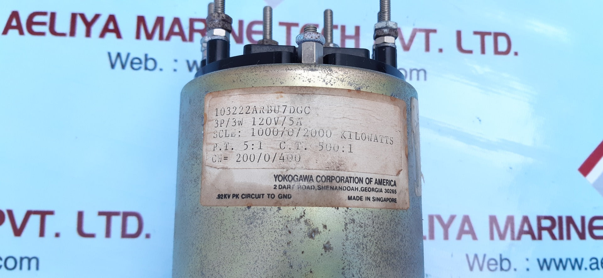 Yokogawa 103222Arbu7Dgc Ac Kilowatts Meter