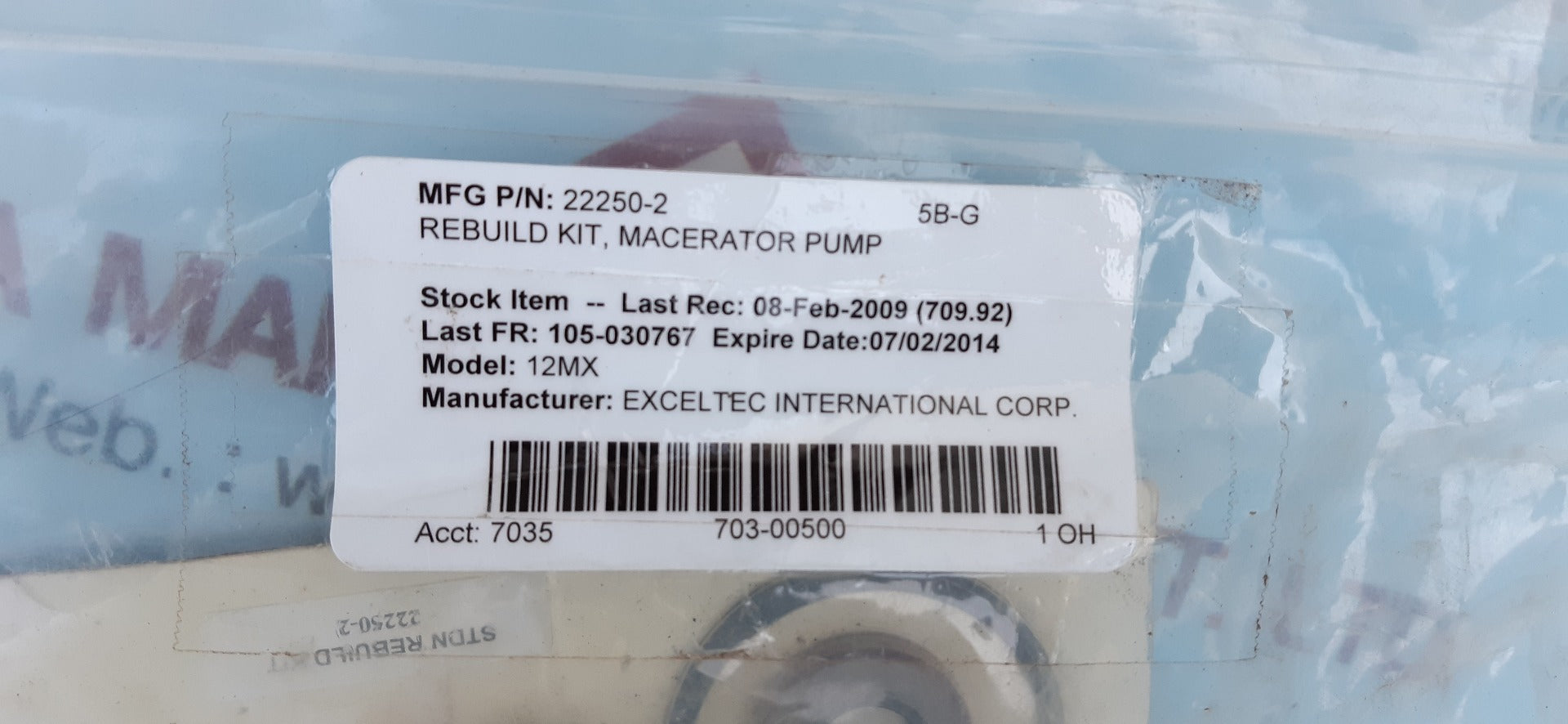 Exceltec international scp1000 rebuild kit
