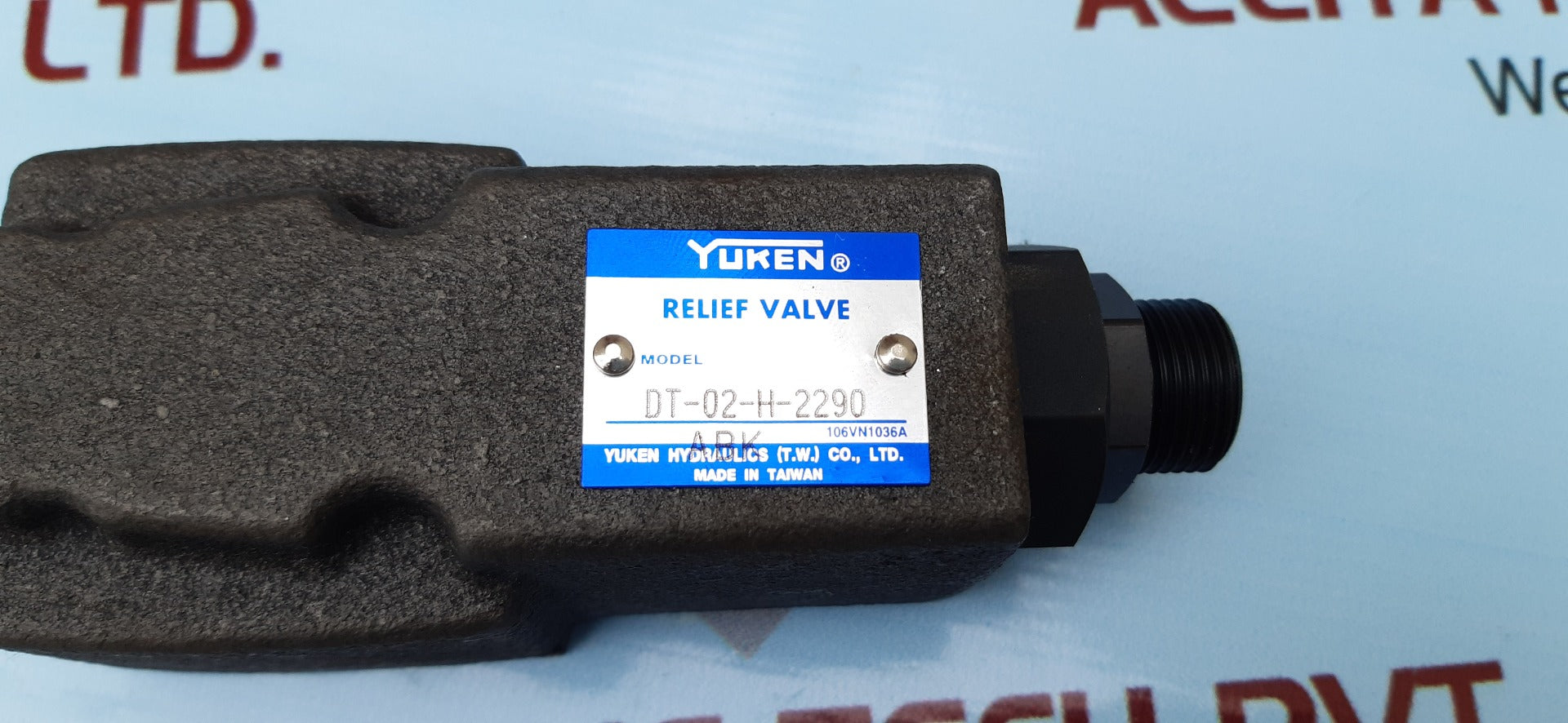 Yuken dt-02-h-2290 relief valve
