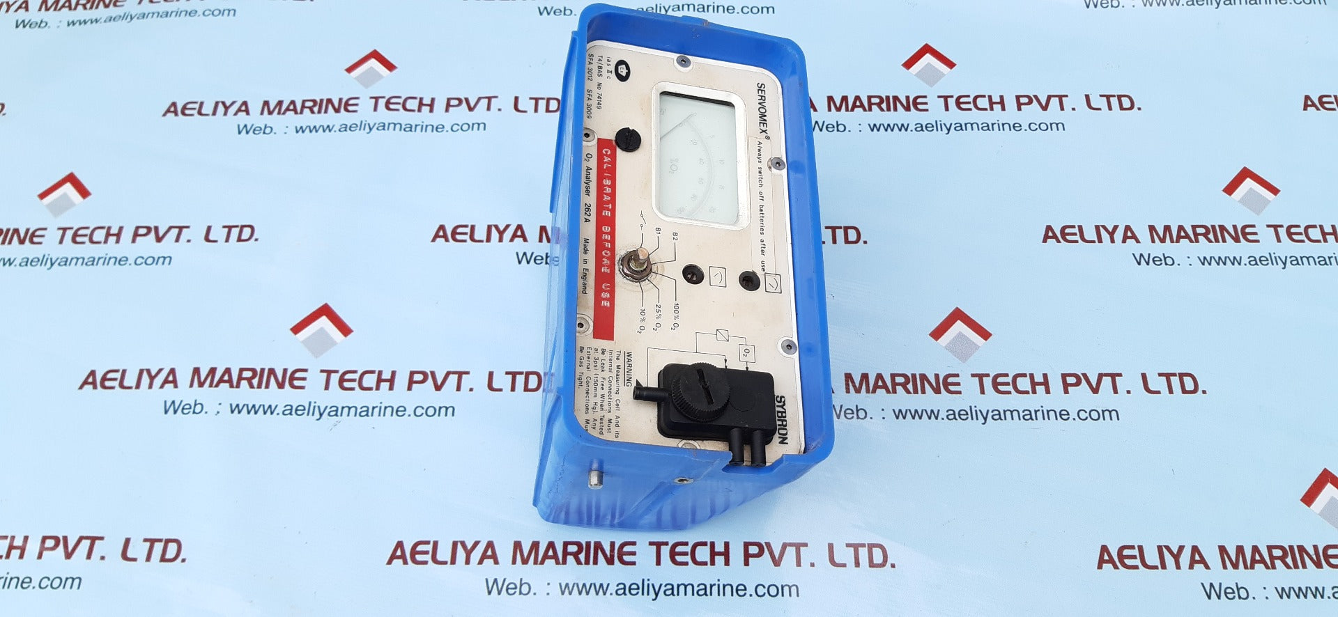 Servomex o2 oxygen analyser 262a