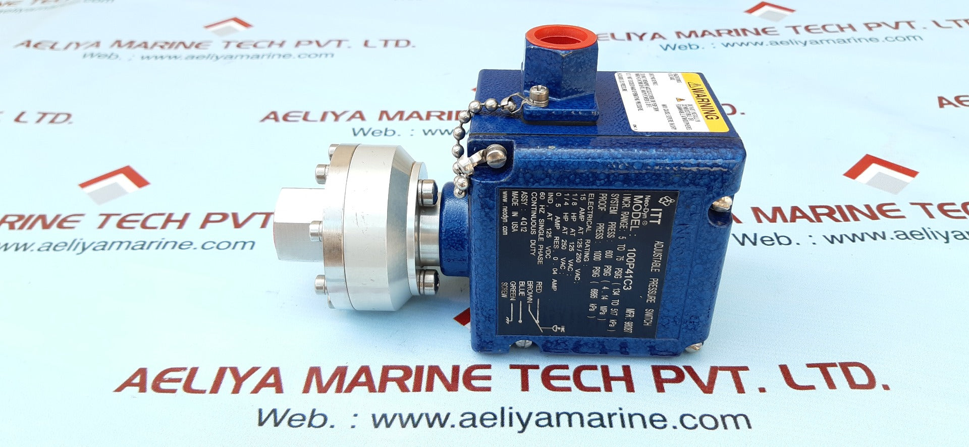 Itt neo-dyn 100p41c3 adjustable pressure switch