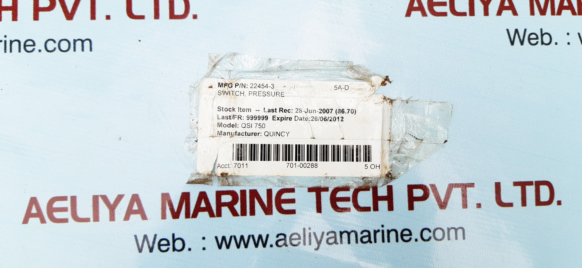 Square D 9013ghg1s8j54 pressure switch