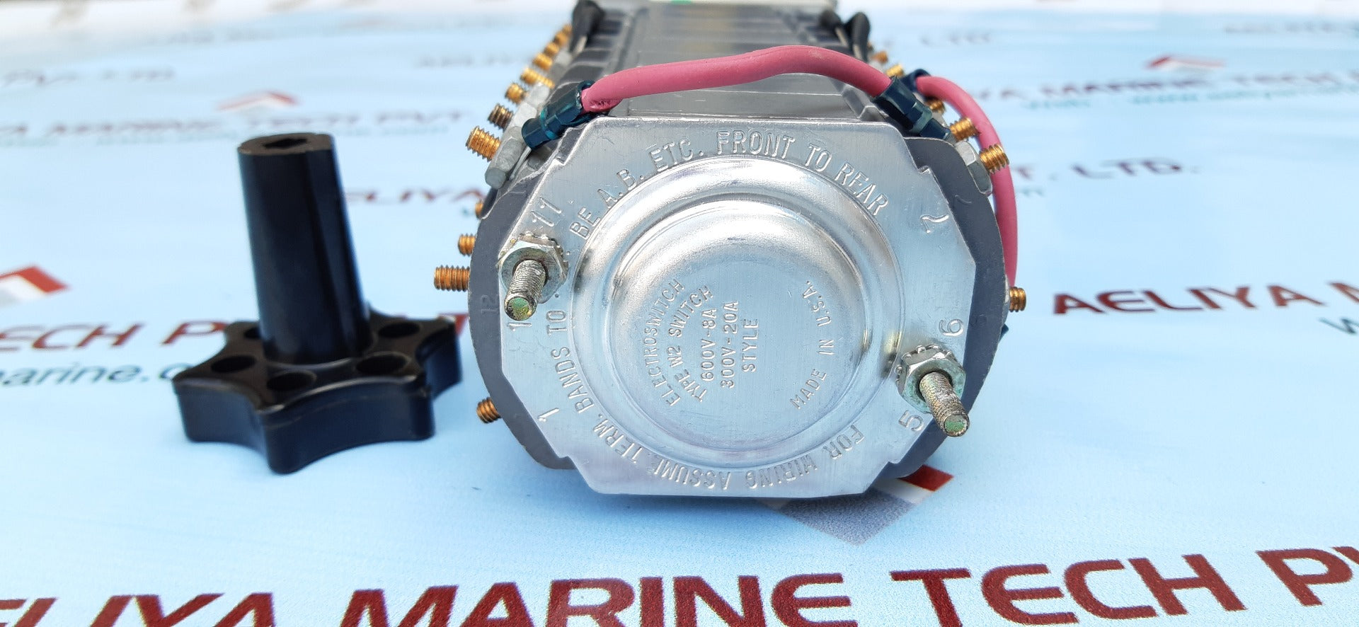 Electroswitch w-2 rotary selector switch 600v-8a 300v-20a