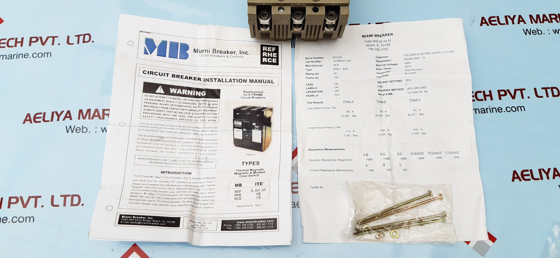 Miami rhe3-b30 replacement circuit breaker