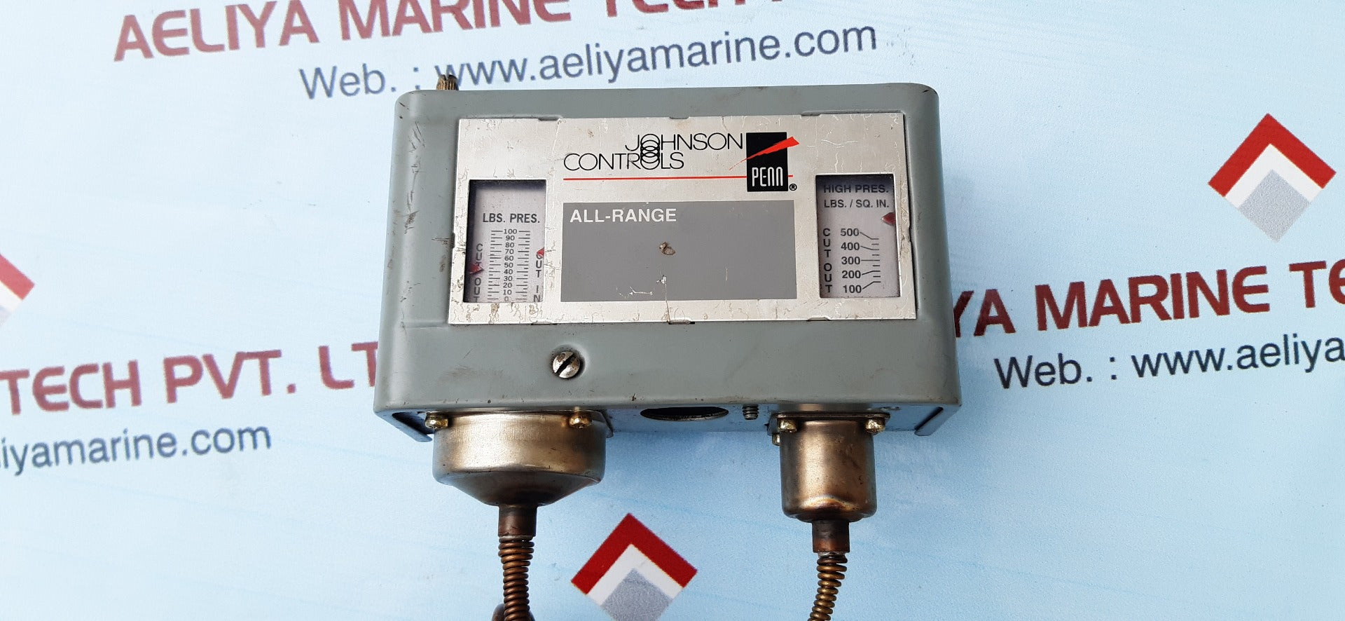 Johnson controls p70lb-1 penn all range dual pressure controller