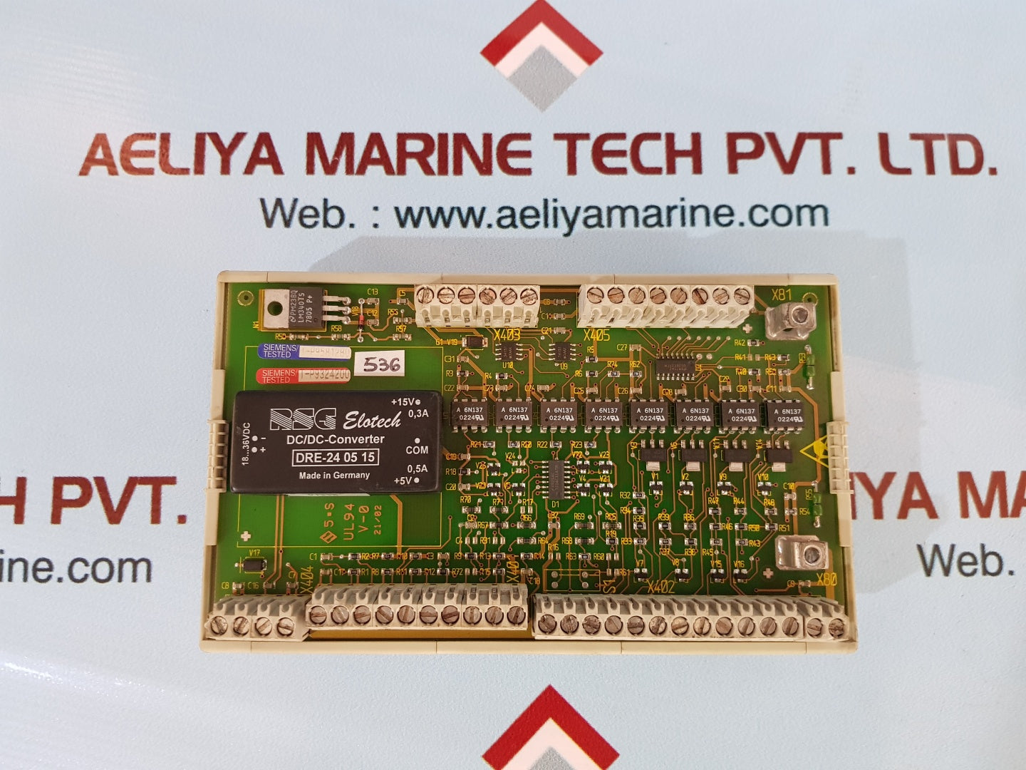 Siemens 6se7090-0xx84-3db0 digital tachometer interface board