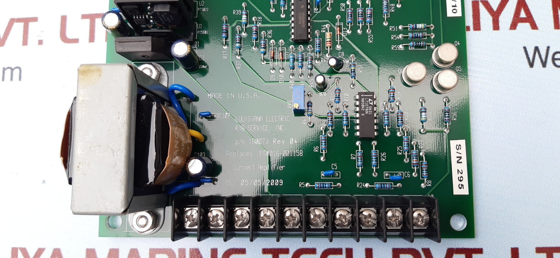 Louisiana 160073 current amplifier pcb card