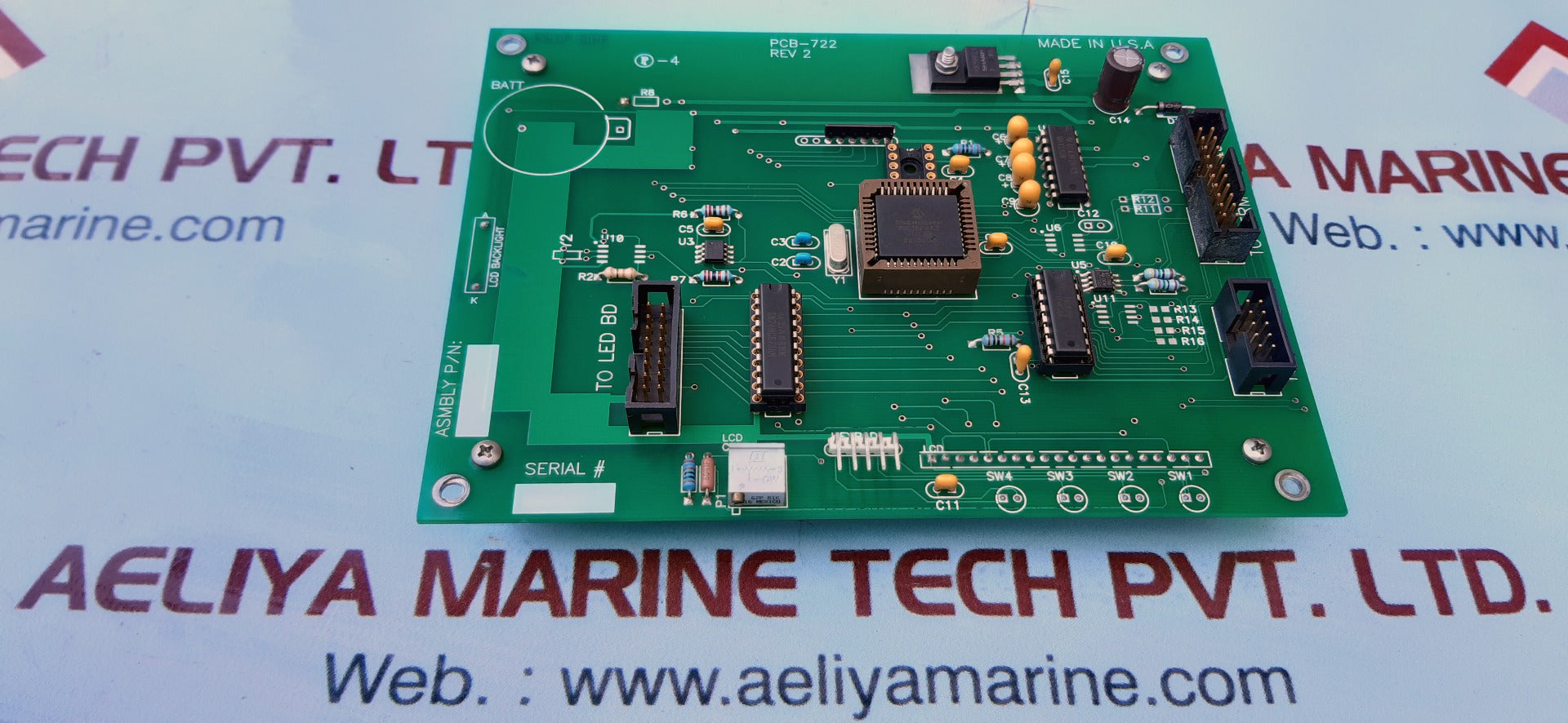 Pcb-722 rev 2 display