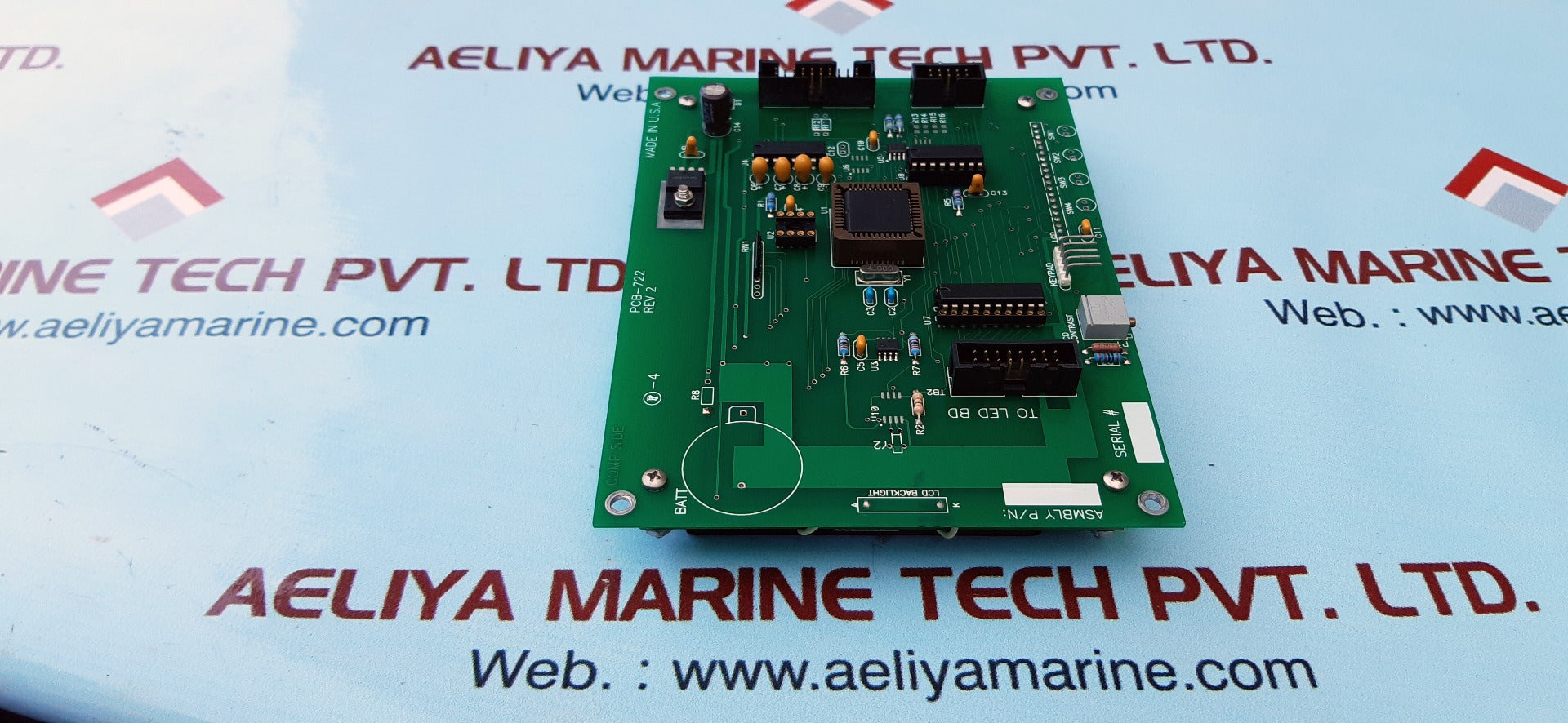 Pcb-722 rev 2 display
