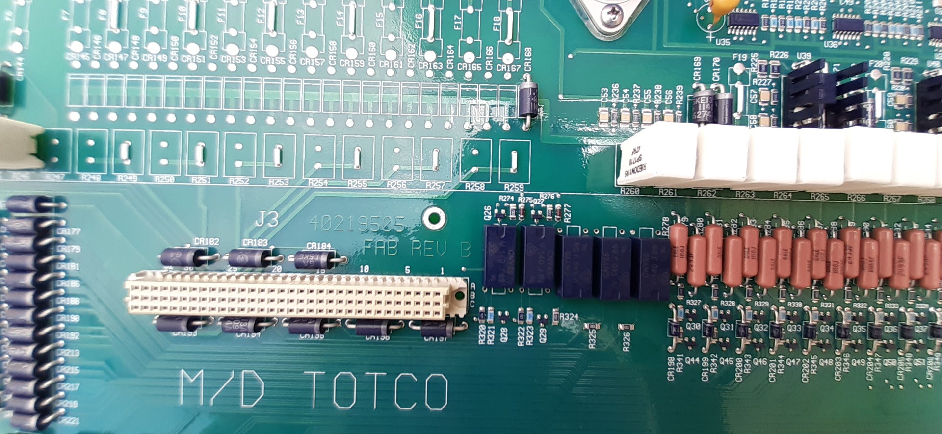 M/d totco 40219505 j3 fab rev b analog pcb board