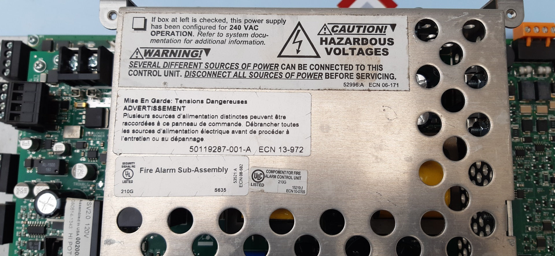 Notifier cps-24 fire alarm power supply