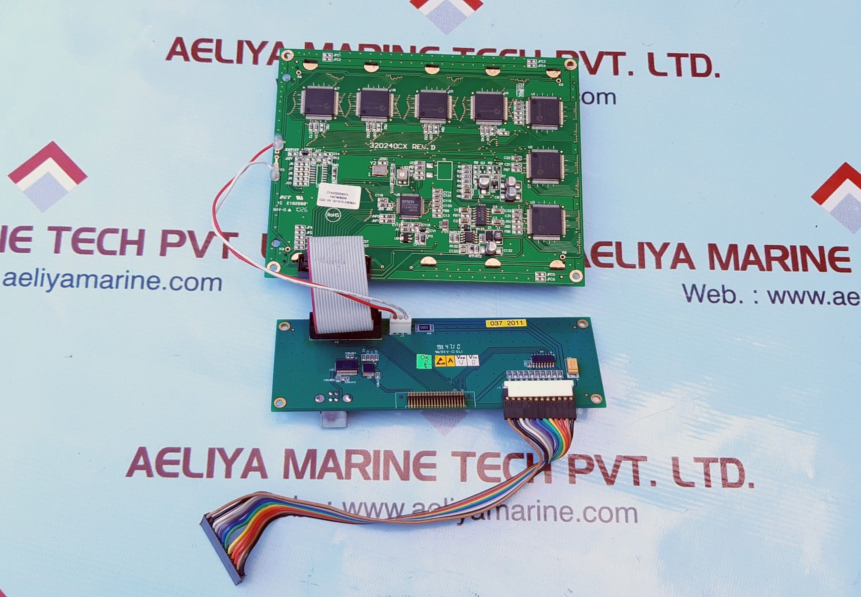 Cfag320240cx monochrome lcd with abb 1hyc418000-402 card