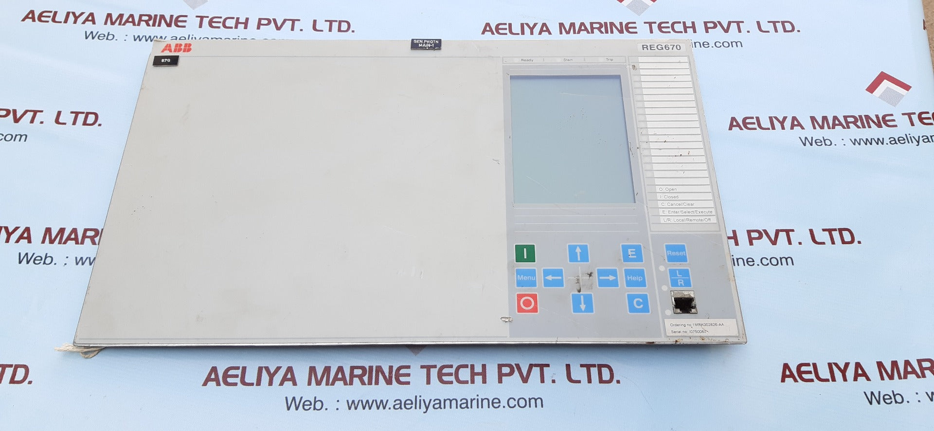 Abb reg670 display