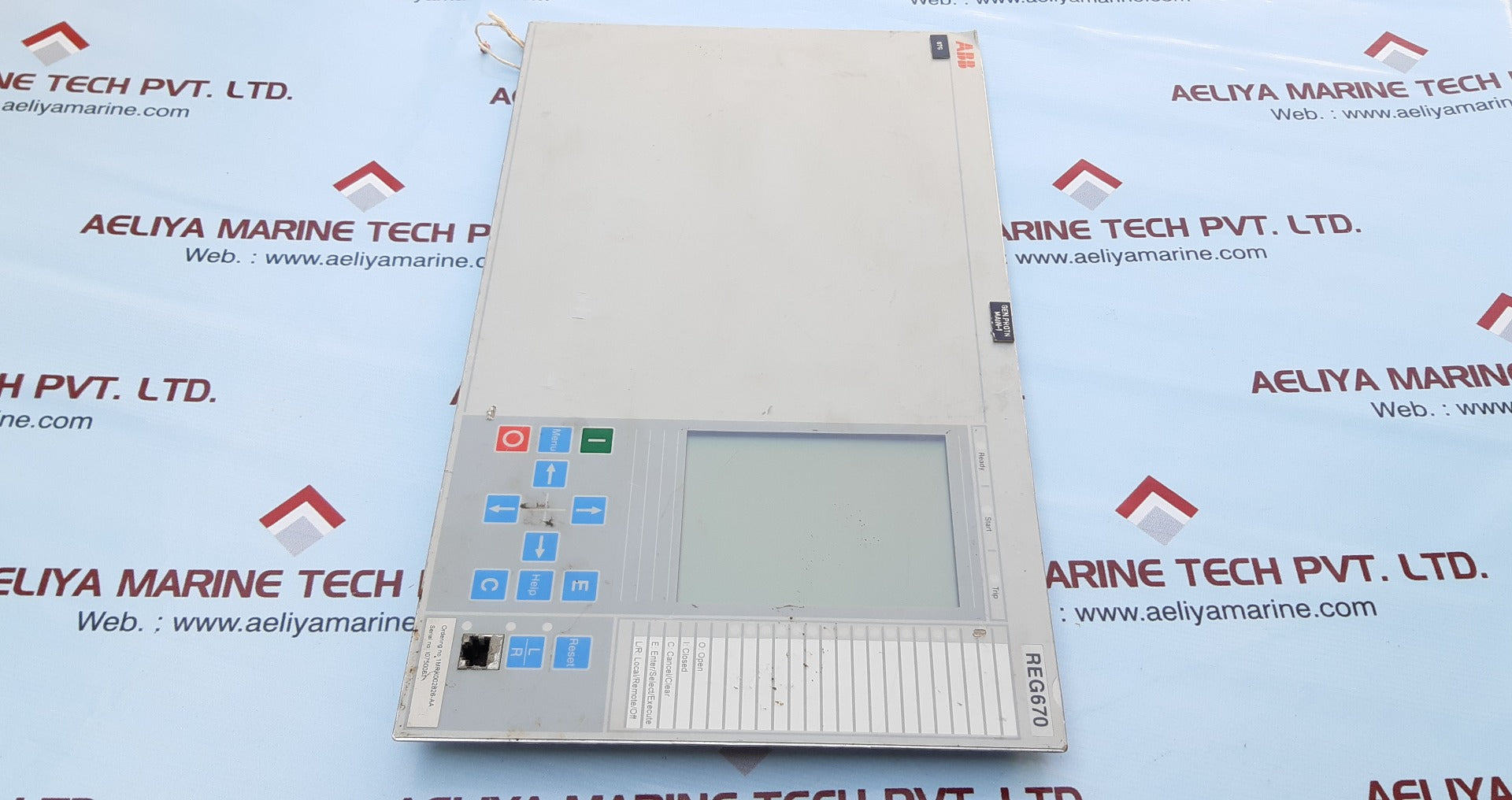 Abb reg670 display