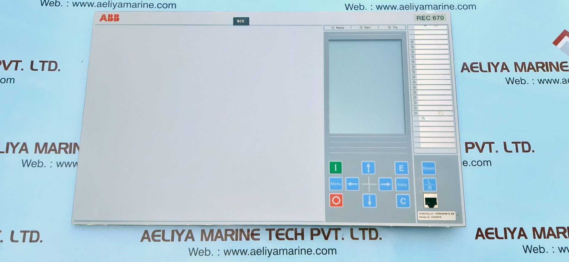 Abb rec670 display 1mrk000008-mb