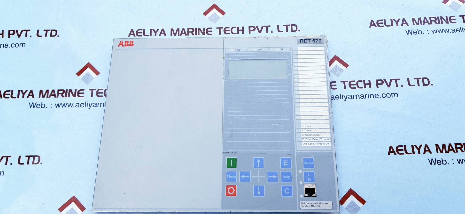 Abb ret670 display 1mrk000008-pb