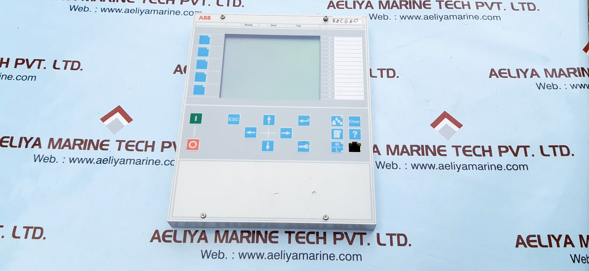 Abb rec650 display 1khl160006r0001c rev a