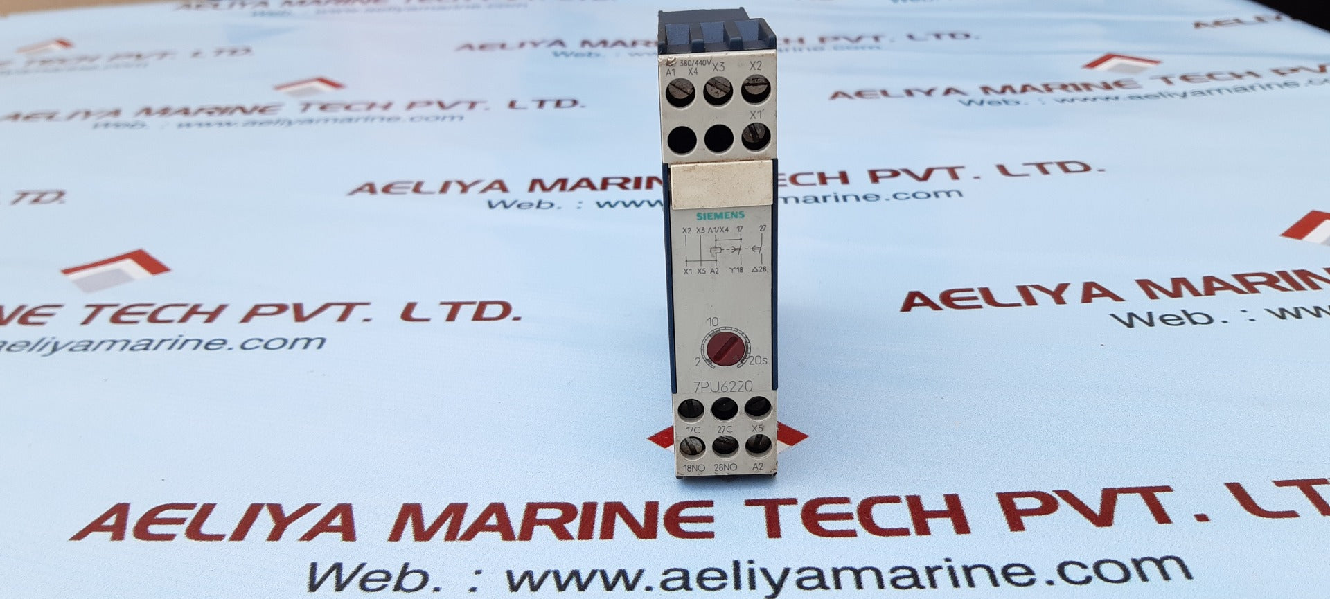 Siemens 7pu6220-7nt20 time relay ac 380/440v 3a 50/60hz