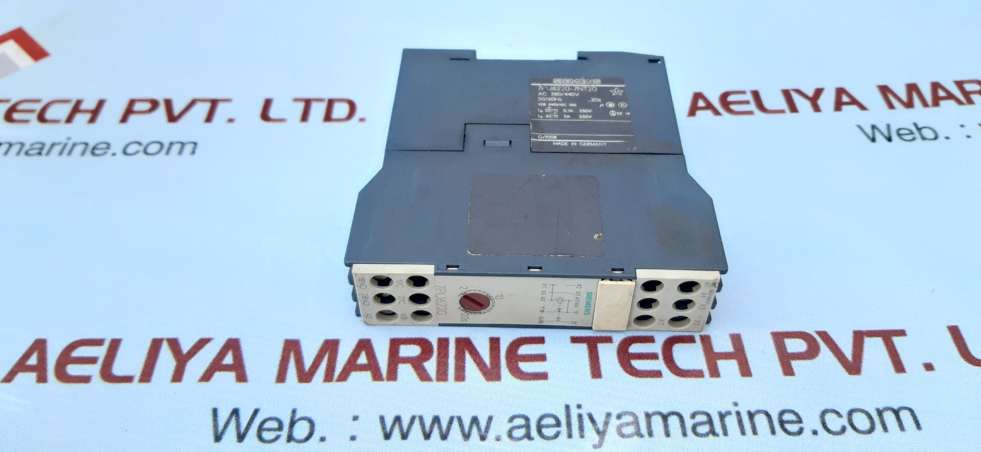 Siemens 7pu6220-7nt20 time relay ac 380/440v 3a 50/60hz