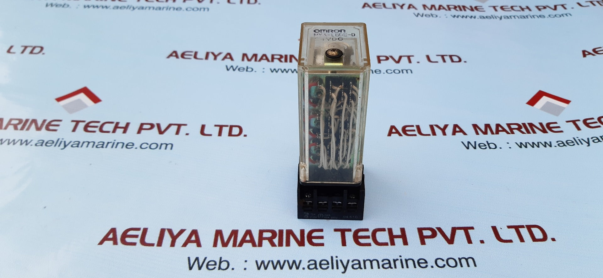 Omron mya-lbde-d relay 24vdc